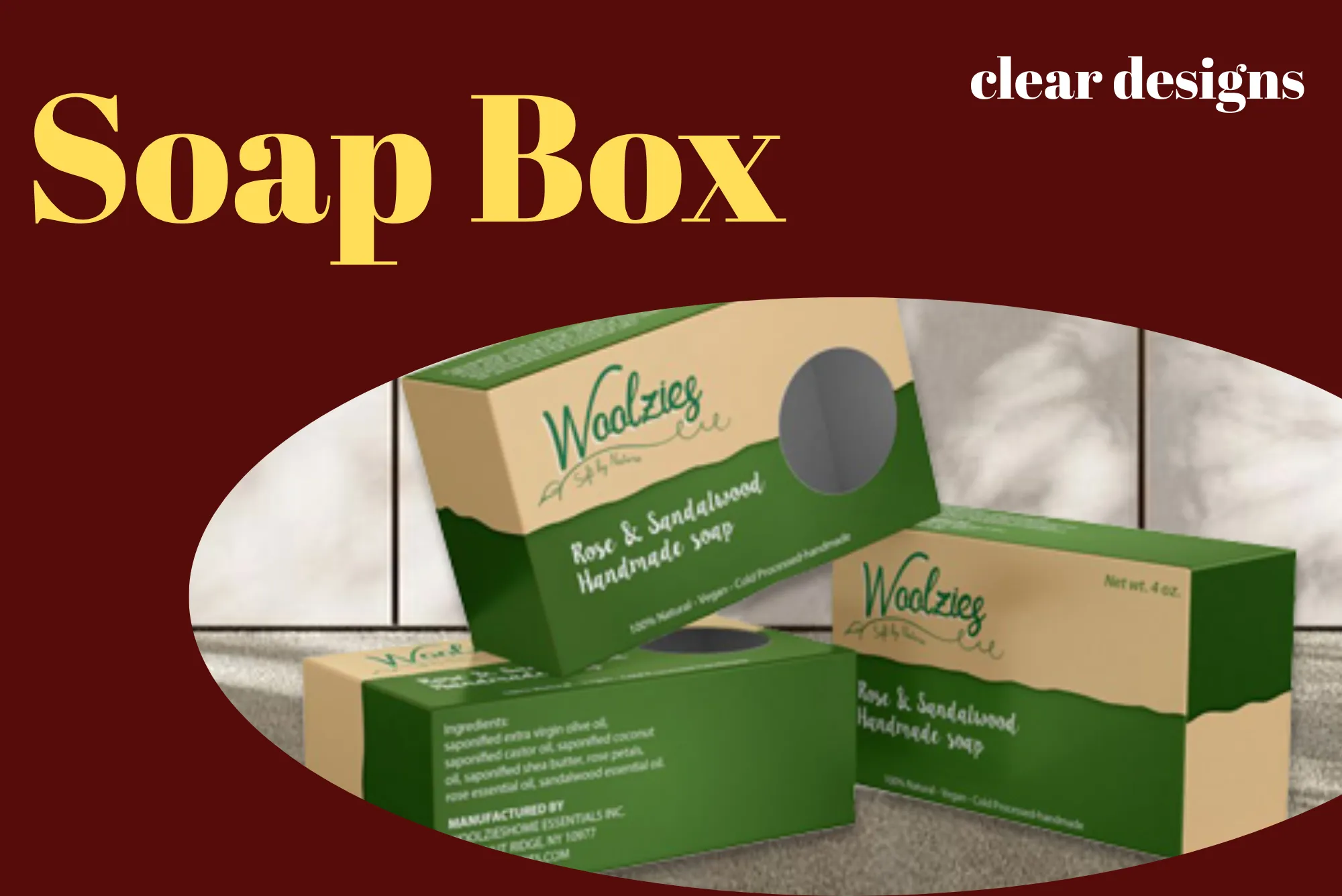 Custom Soap Boxes UK with Window Cut-Outs for Added Appeal